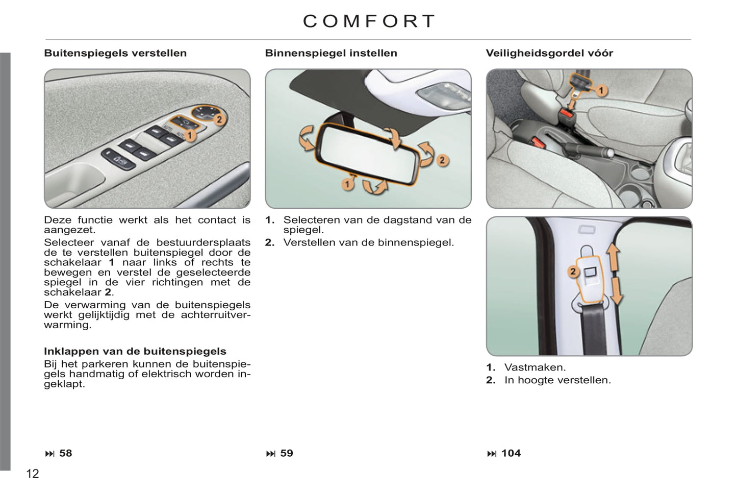 2011-2012 Citroën C3 Picasso Bedienungsanleitung | Niederländisch