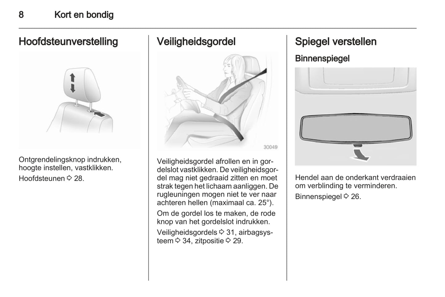 2012-2015 Opel Agila Bedienungsanleitung | Niederländisch