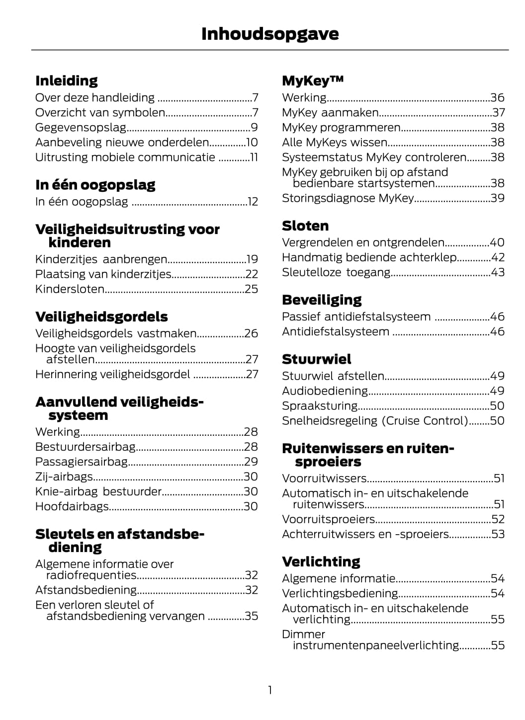 2014-2015 Ford Fiesta Bedienungsanleitung | Niederländisch