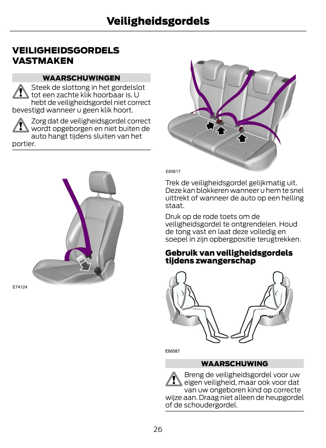2014-2015 Ford Fiesta Bedienungsanleitung | Niederländisch