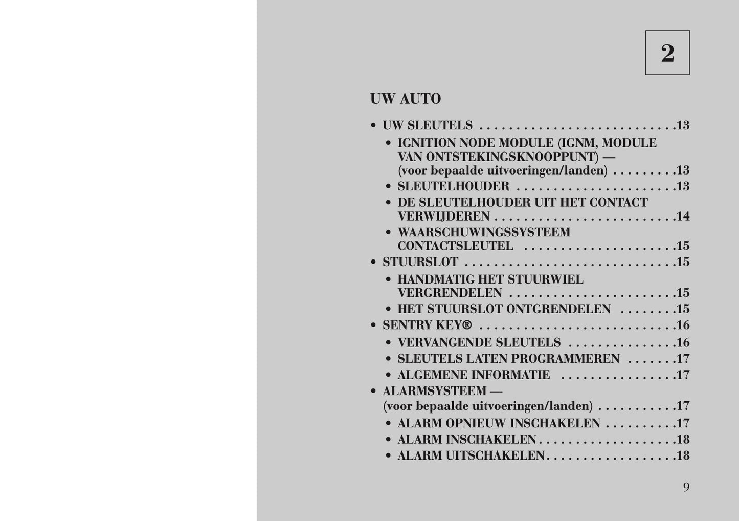 2011-2015 Lancia Voyager Bedienungsanleitung | Niederländisch