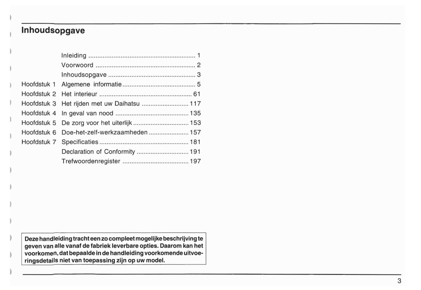 2005-2012 Daihatsu Sirion Bedienungsanleitung | Niederländisch
