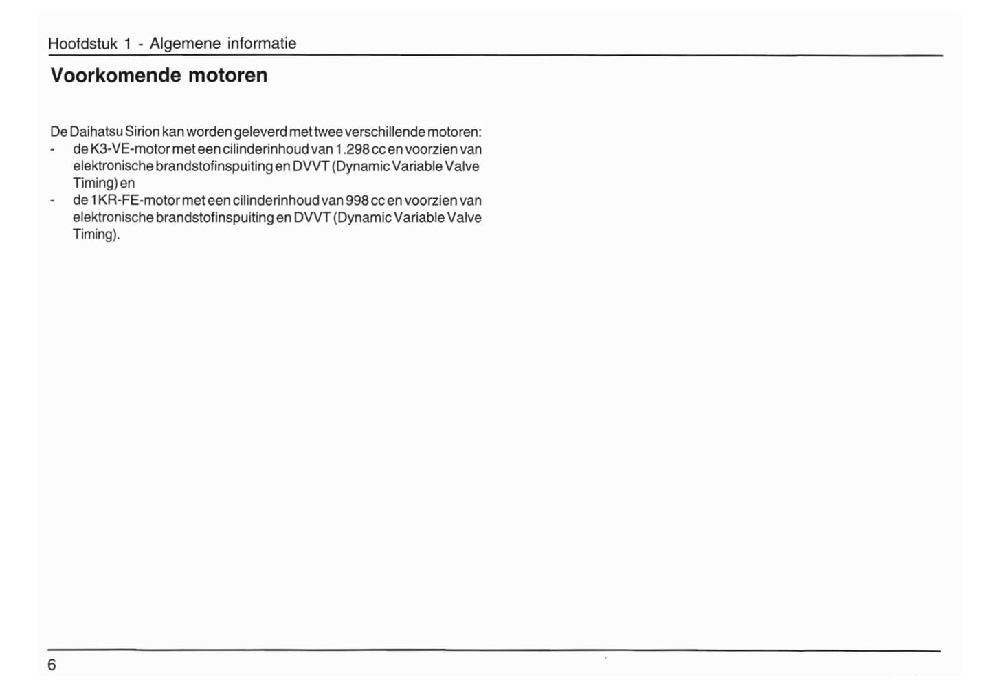 2005-2012 Daihatsu Sirion Bedienungsanleitung | Niederländisch