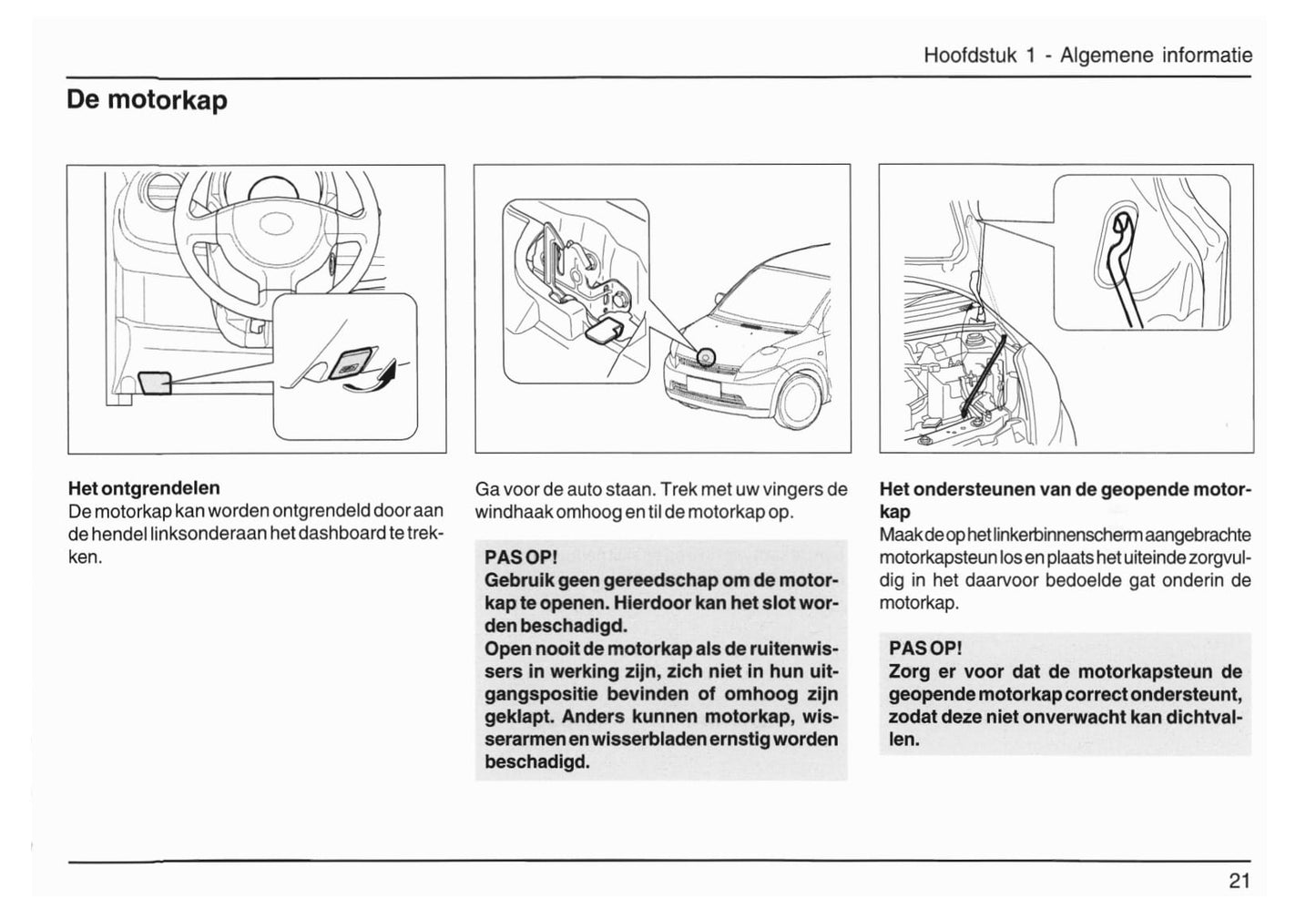 2005-2012 Daihatsu Sirion Bedienungsanleitung | Niederländisch