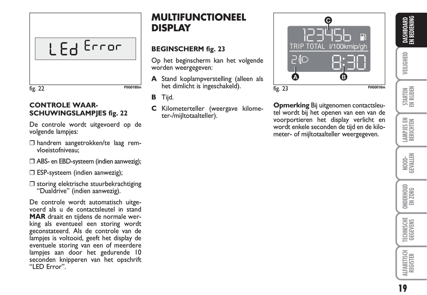 2012-2013 Fiat Panda Bedienungsanleitung | Niederländisch