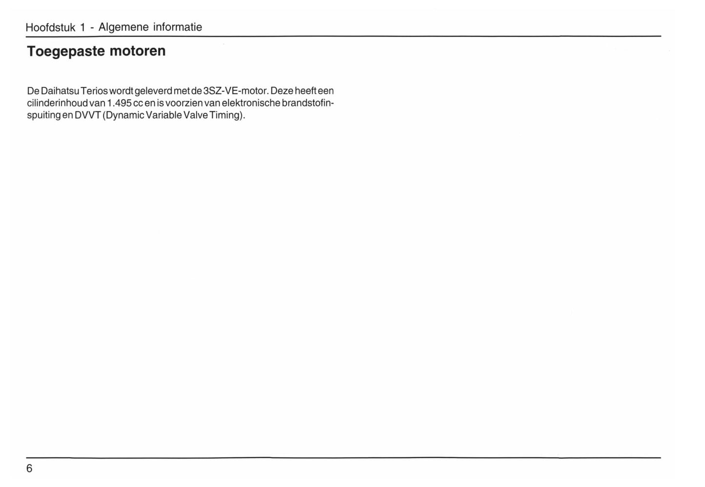 2006-2015 Daihatsu Terios Bedienungsanleitung | Niederländisch