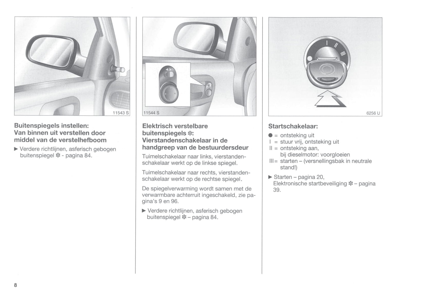 2000-2003 Opel Corsa Owner's Manual | Dutch
