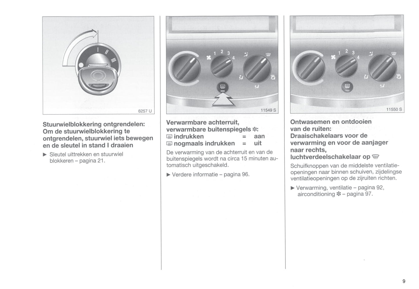 2000-2003 Opel Corsa Owner's Manual | Dutch