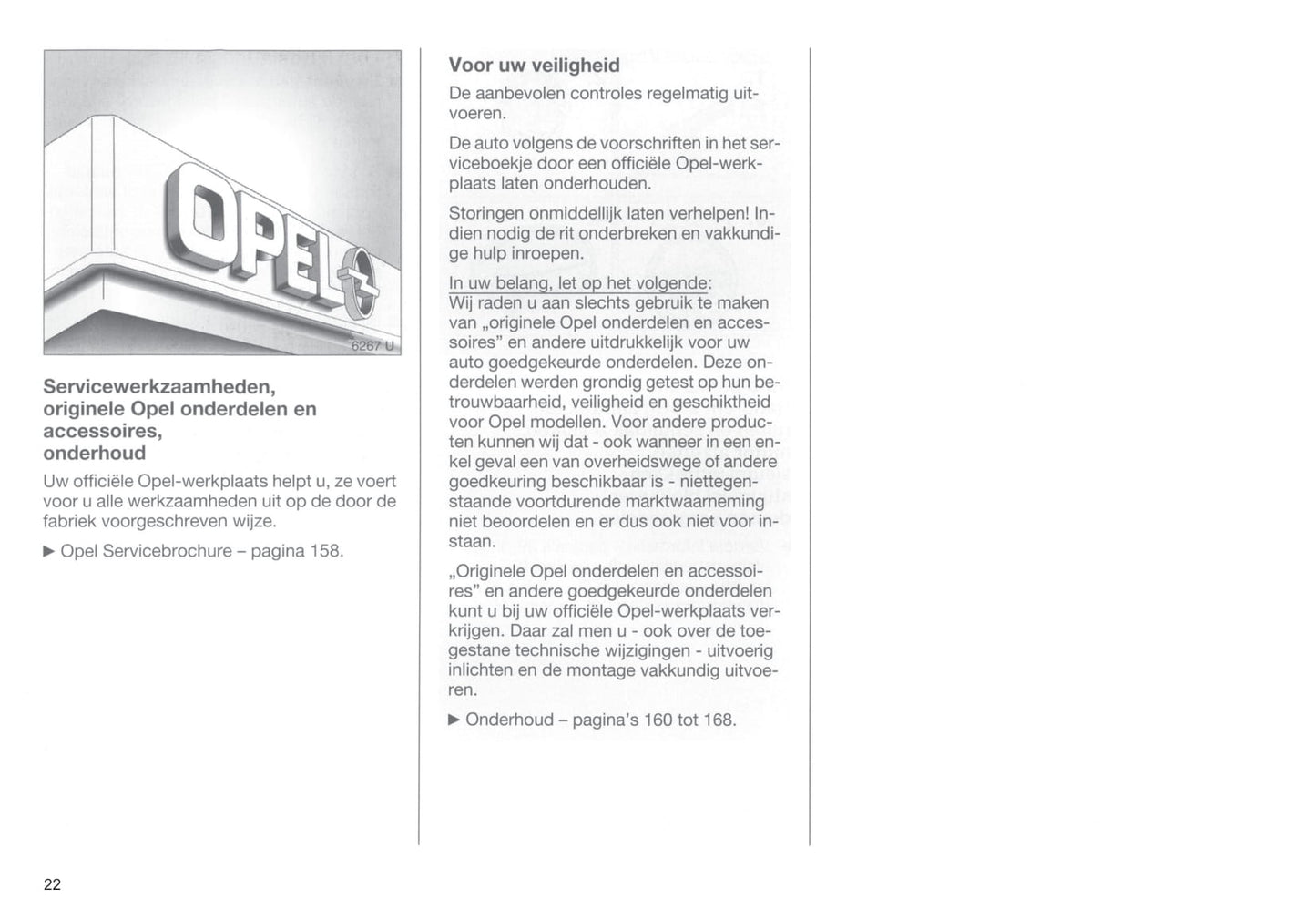 2000-2003 Opel Corsa Owner's Manual | Dutch