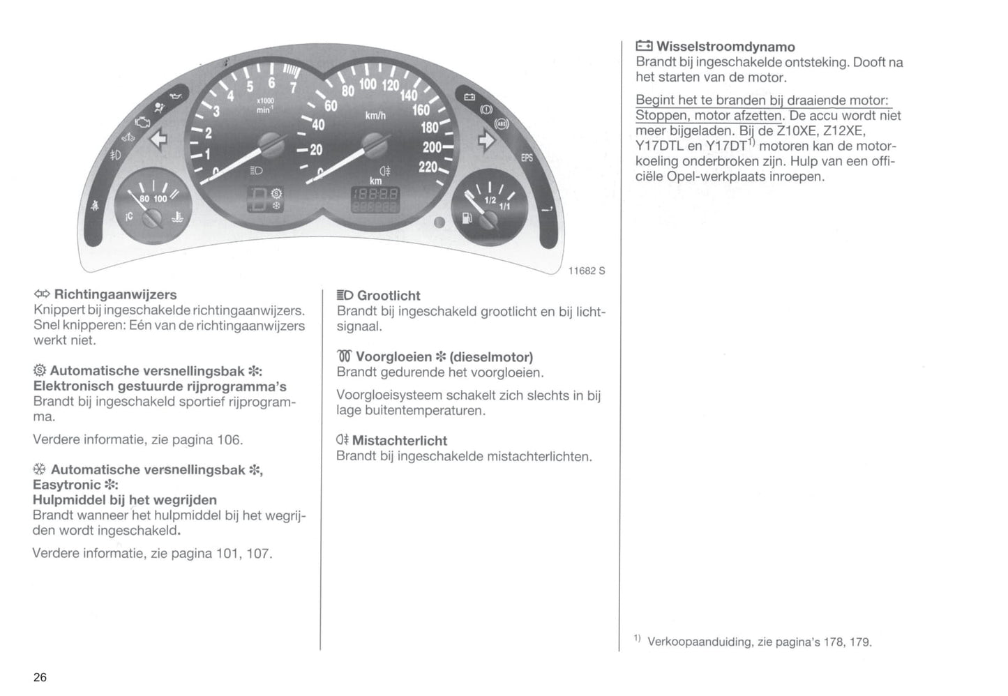 2000-2003 Opel Corsa Owner's Manual | Dutch
