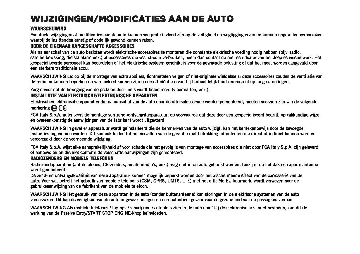 2022-2023 Jeep Avenger Bedienungsanleitung | Niederländisch