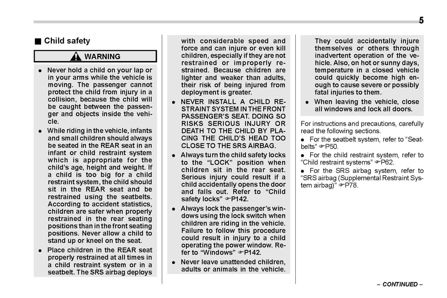 2022 Subaru Forester Owner's Manual | English