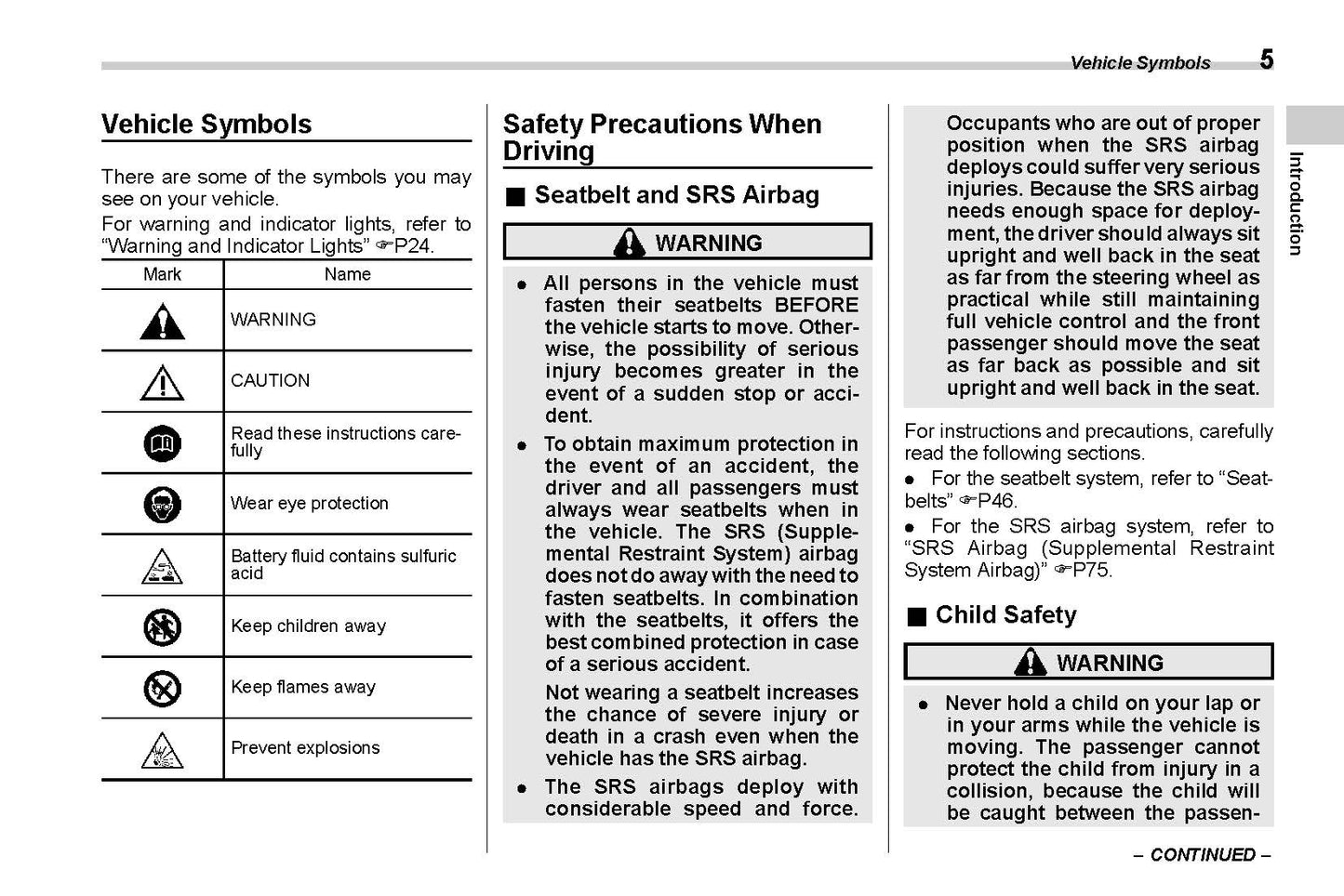 2021 Subaru Legacy/Outback Owner's Manual | English