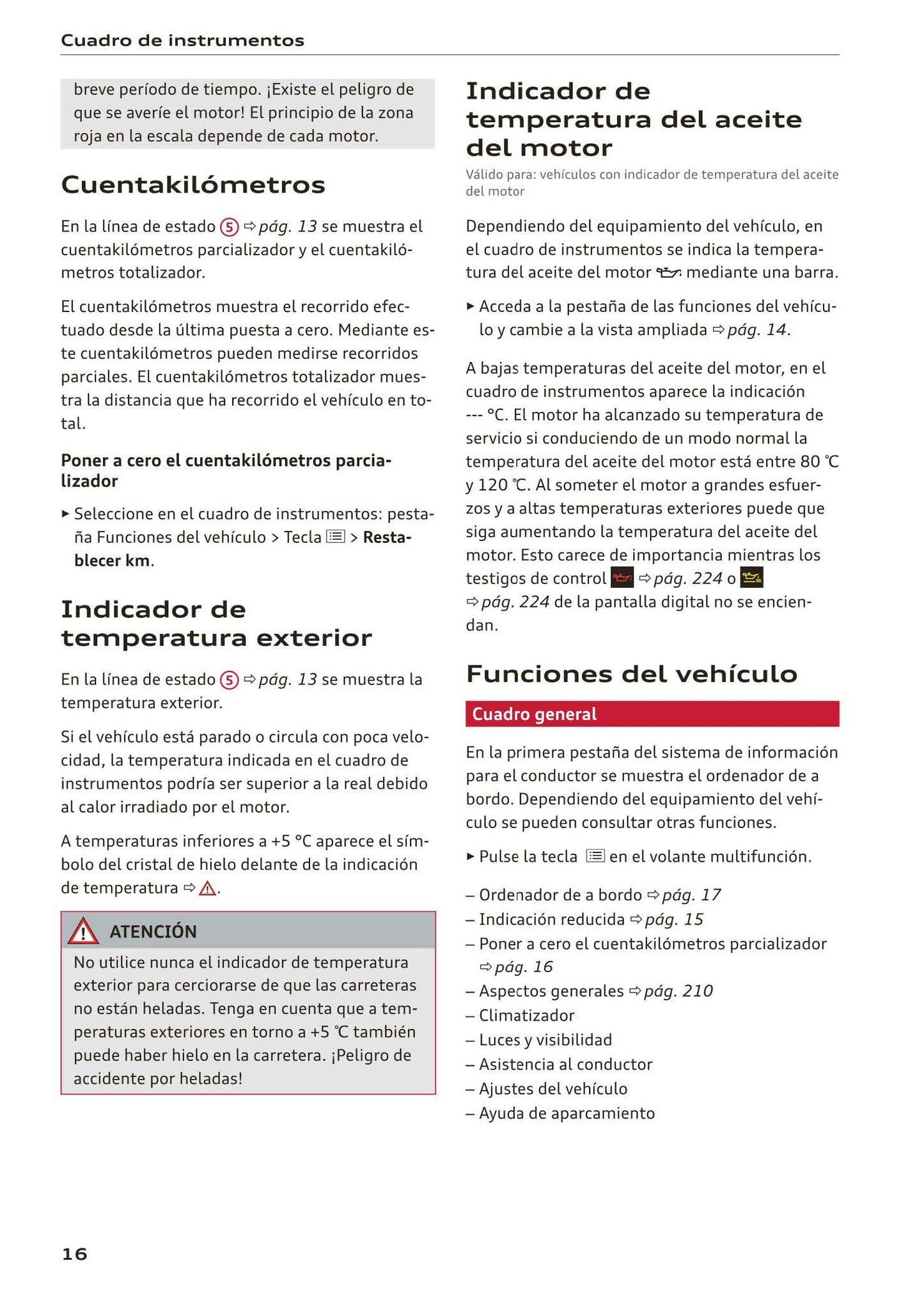 2018-2023 Audi A1 Sportback/A1 citycarver Owner's Manual | Spanish