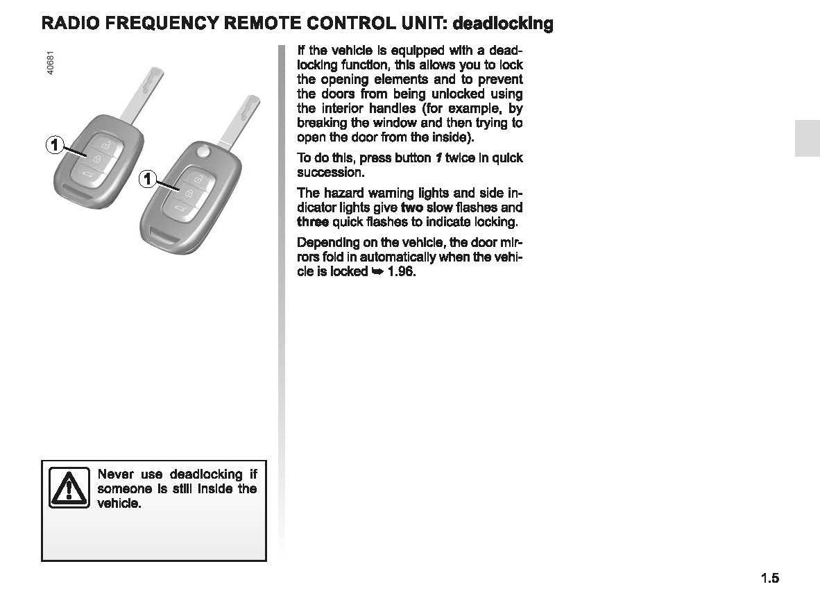 2021-2022 Renault Clio Owner's Manual | English