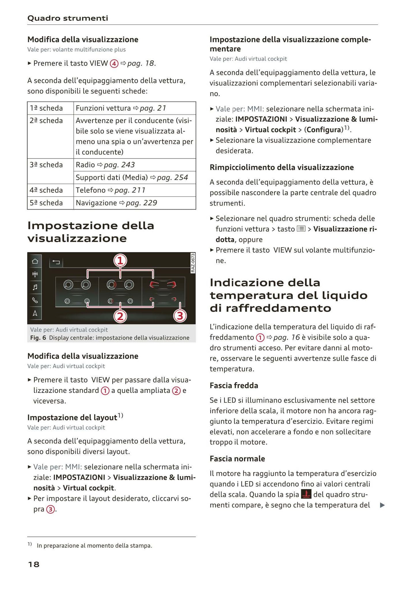 2018-2023 Audi Q3 Bedienungsanleitung | Italienisch
