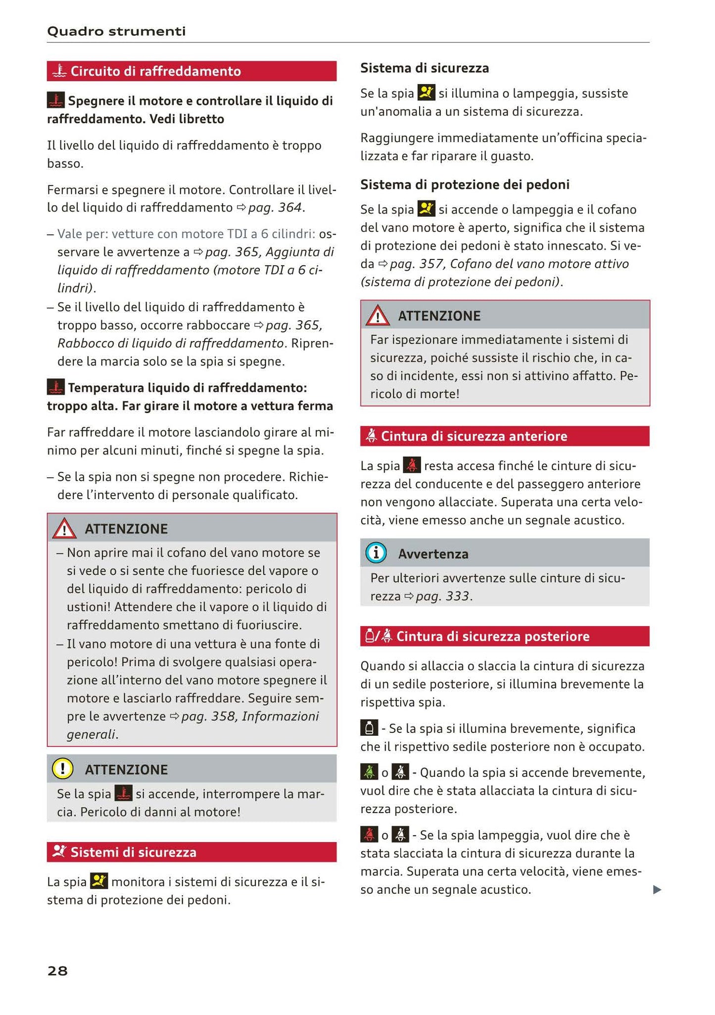 2017-2020 Audi A5 Bedienungsanleitung | Italienisch