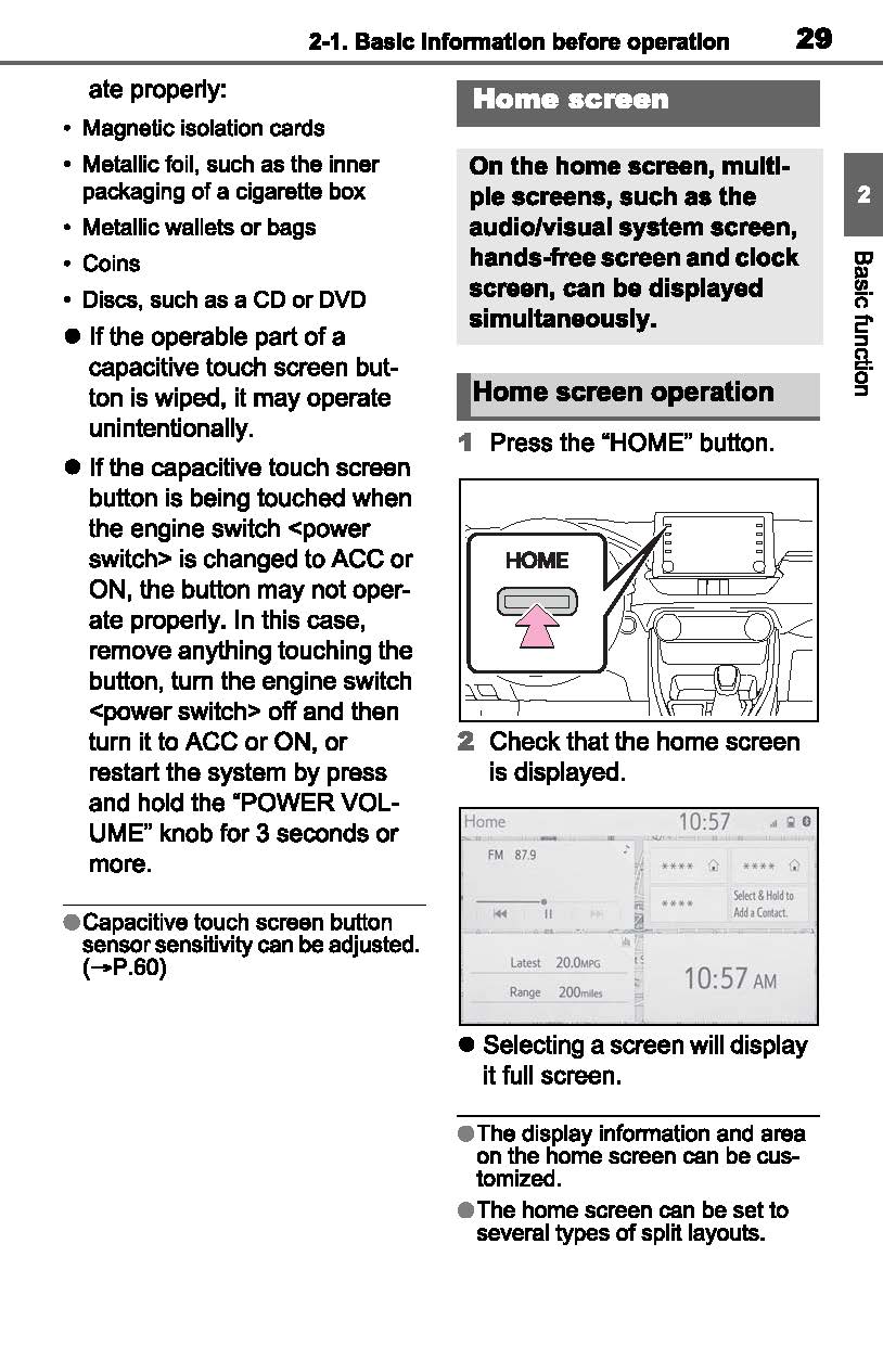 Toyota RAV4 Navigation And Multimedia System Owner's Manual 2019 - 2023