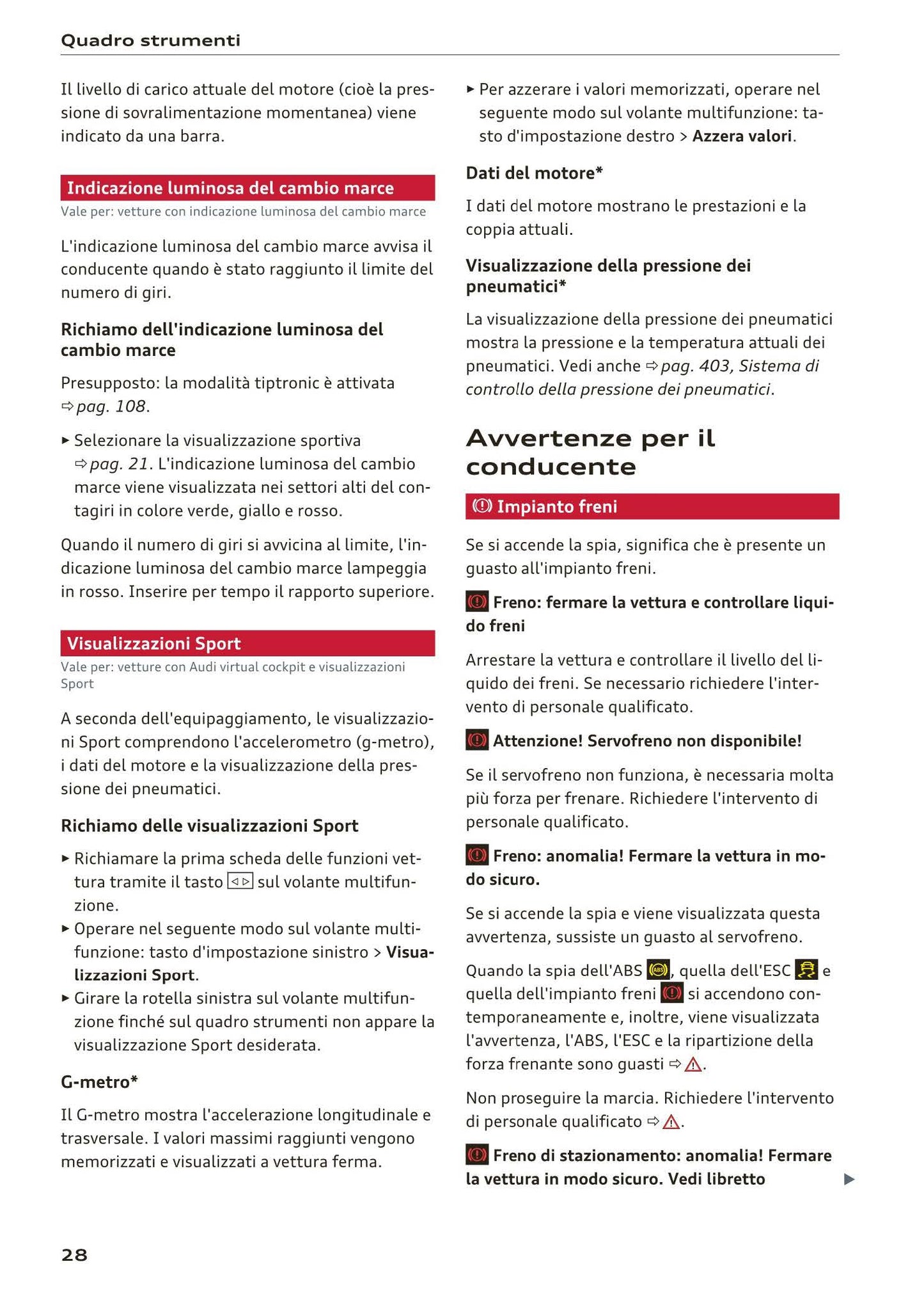 2016-2018 Audi A3 Bedienungsanleitung | Italienisch