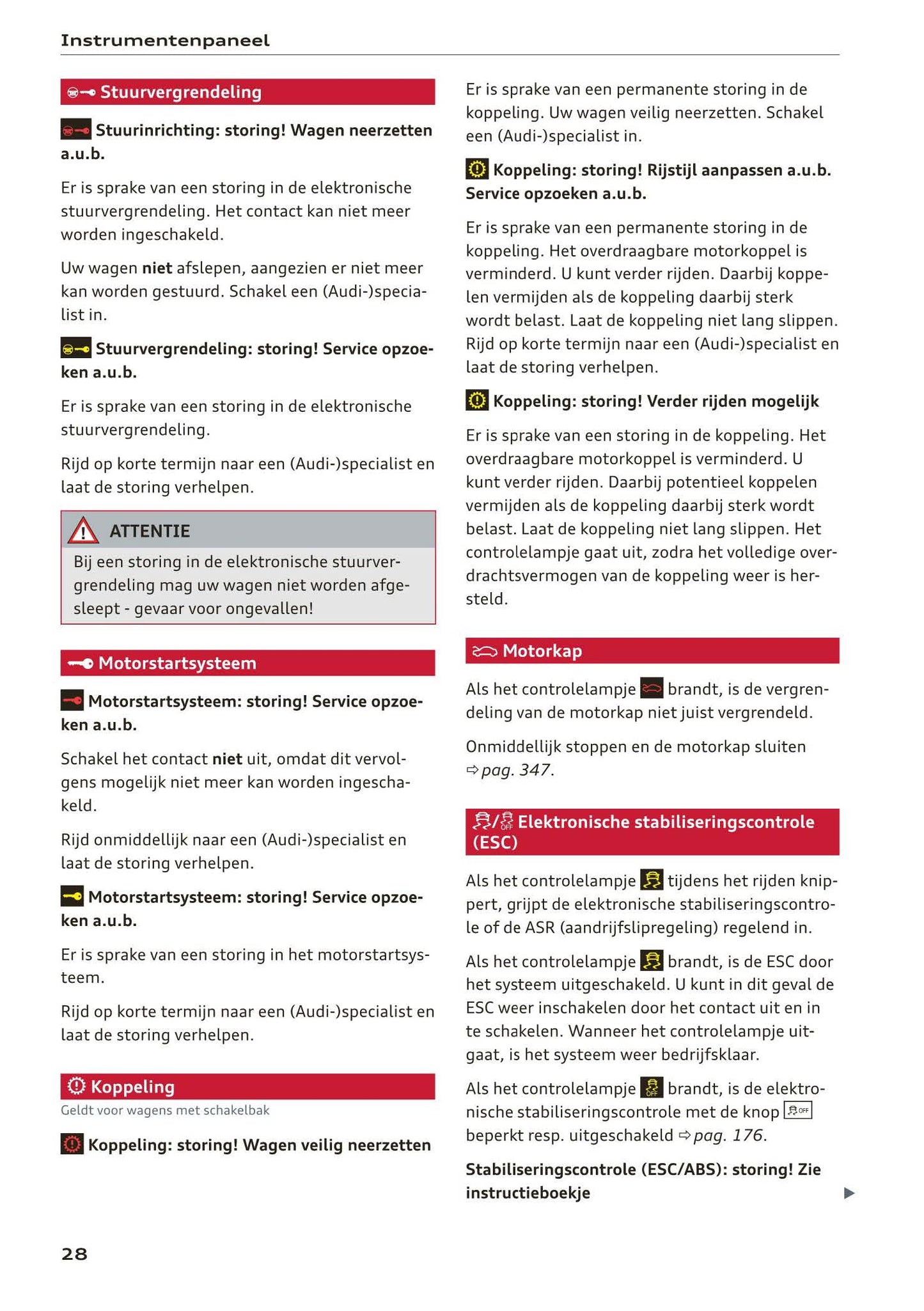 2017-2020 Audi A5 Bedienungsanleitung | Niederländisch