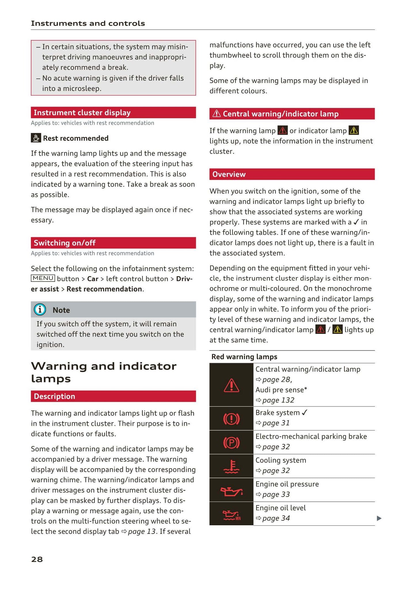 2015-2019 Audi A4 Avant/A4 Limousine Owner's Manual | English