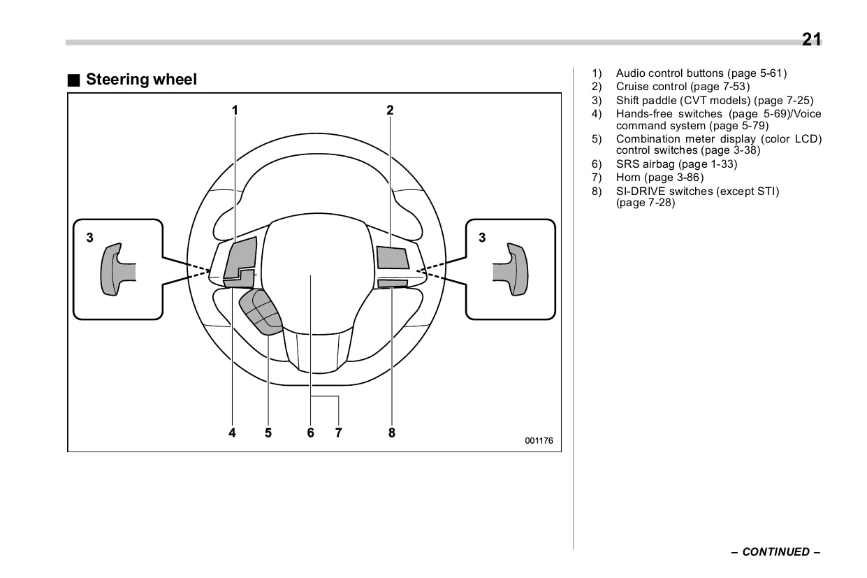 2018 Subaru WRX Owner's Manual | English