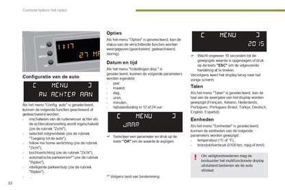 2015-2016 Peugeot 3008 Bedienungsanleitung | Niederländisch