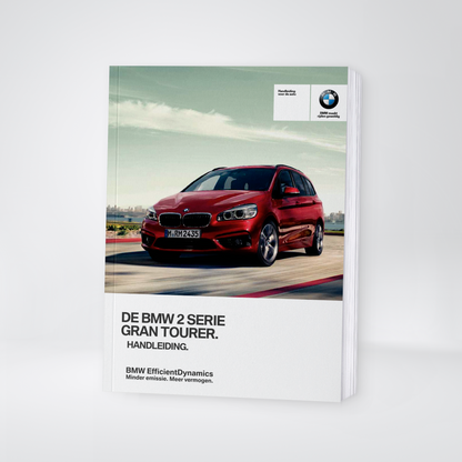 2016-2017 BMW 2 Series Gran Tourer Bedienungsanleitung | Niederländisch