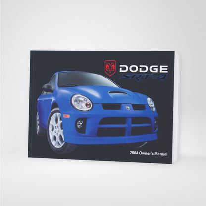 2004 Dodge Neon SRT-4 Owner's Manual | English