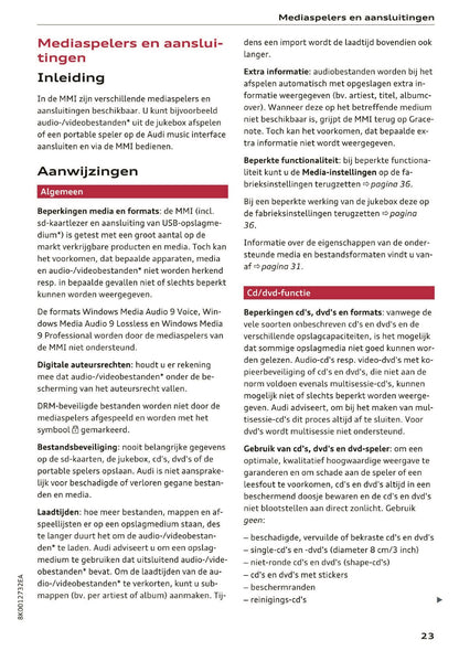 2015-2016 Audi A5 MMI Navigation Plus Manual | Dutch