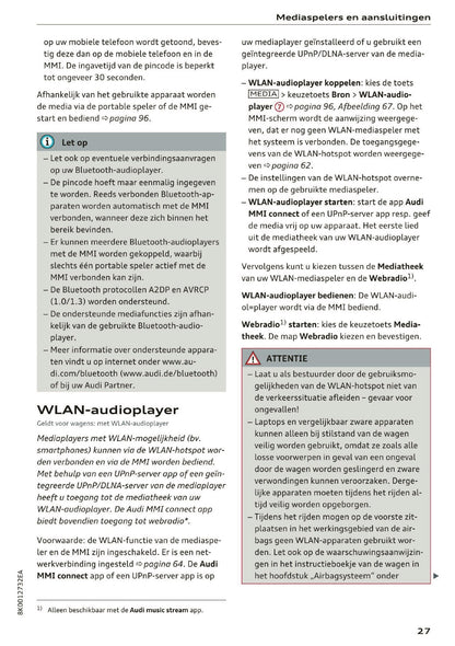2015-2016 Audi A5 MMI Navigation Plus Manual | Dutch