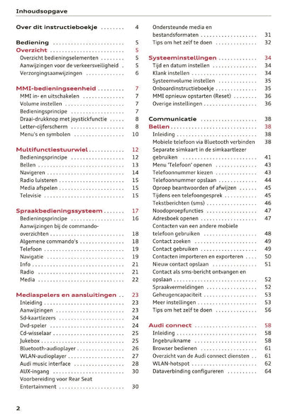 2015-2016 Audi A5 MMI Navigation Plus Manual | Dutch