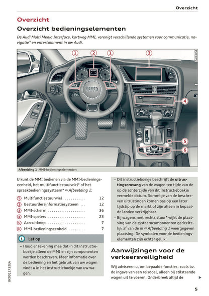 2015-2016 Audi A5 MMI Navigation Plus Manual | Dutch