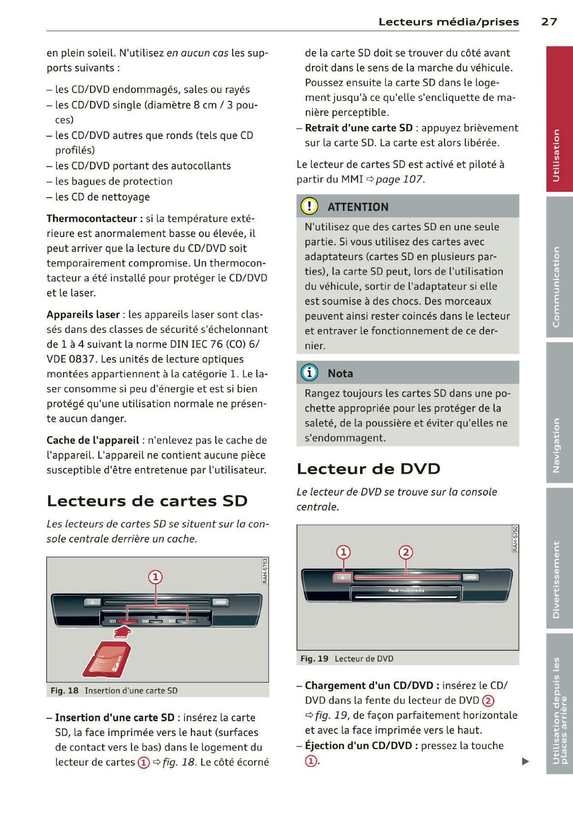 2013-2014 Audi MMI Navigation Plus Infotainment Manual | French