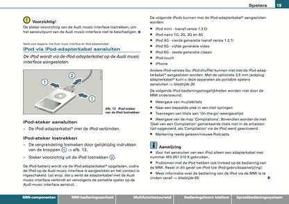 2008-2010 Audi MMI Navigation Plus Infotainment Manual | Dutch