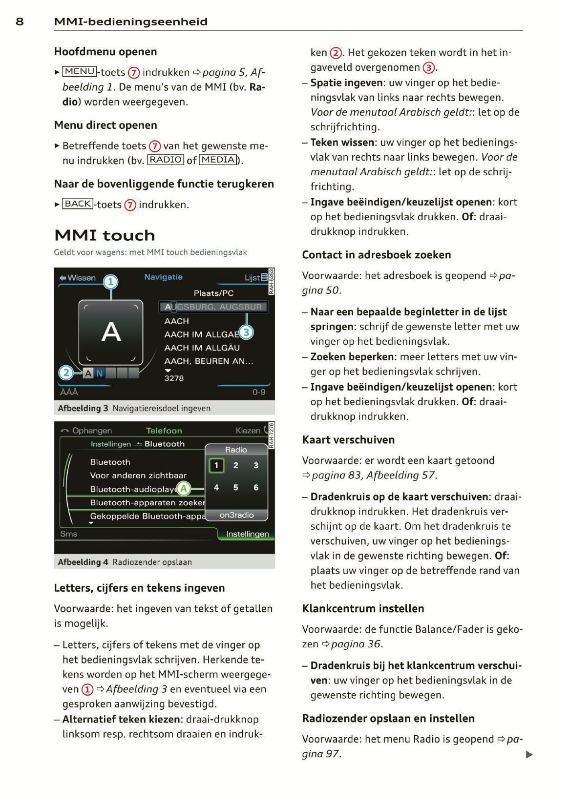 2014 Audi MMI Navigation Plus Infotainment Manual | Dutch