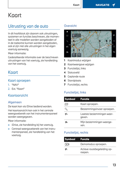 2022-2023 BMW i7 Infotainment Manual | Dutch