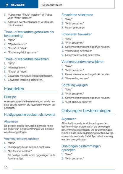 2022-2023 BMW i7 Infotainment Manual | Dutch