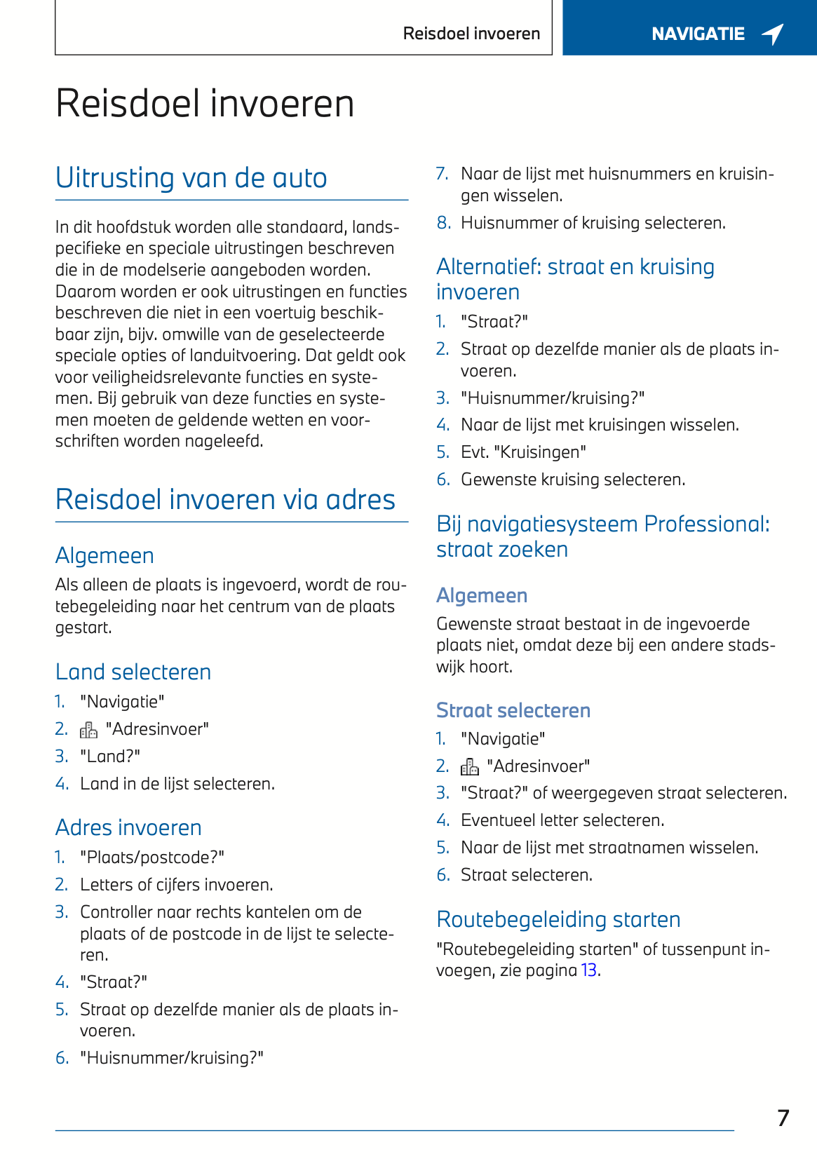 BWM Navigatie, Entertainment, Communicatie Handleiding 08-2022