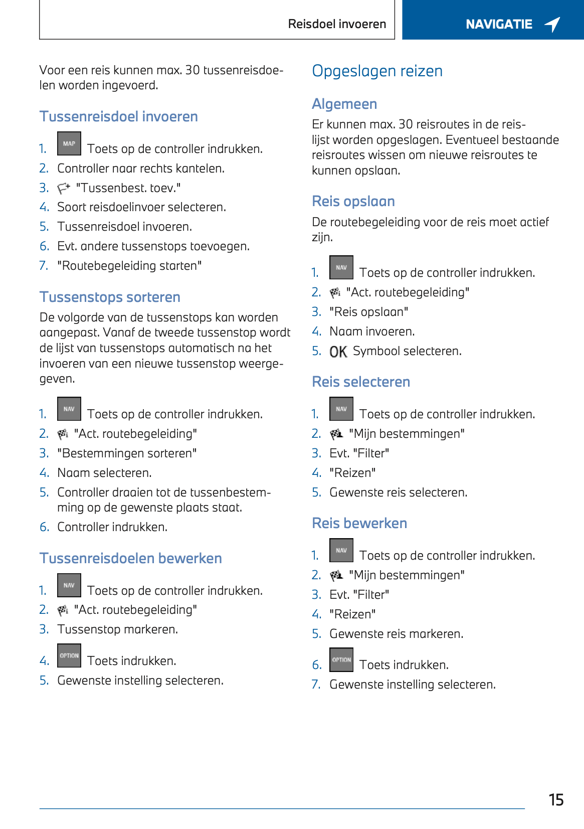 2023 BMW 1 Series Infotainment Manual | Dutch