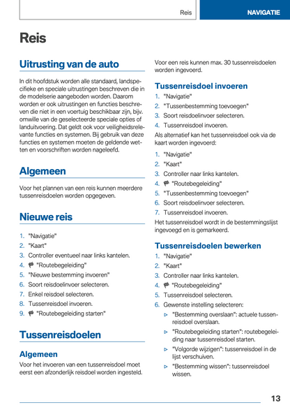 2020-2021 BMW X1 Plug-in-Hybrid Infotainment Manual | Dutch