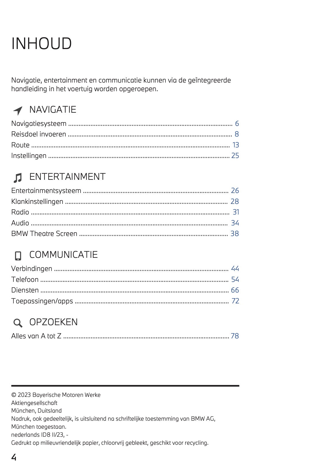 2023-2024 BMW X1 Plug-in-Hybrid Infotainment Manual | Dutch