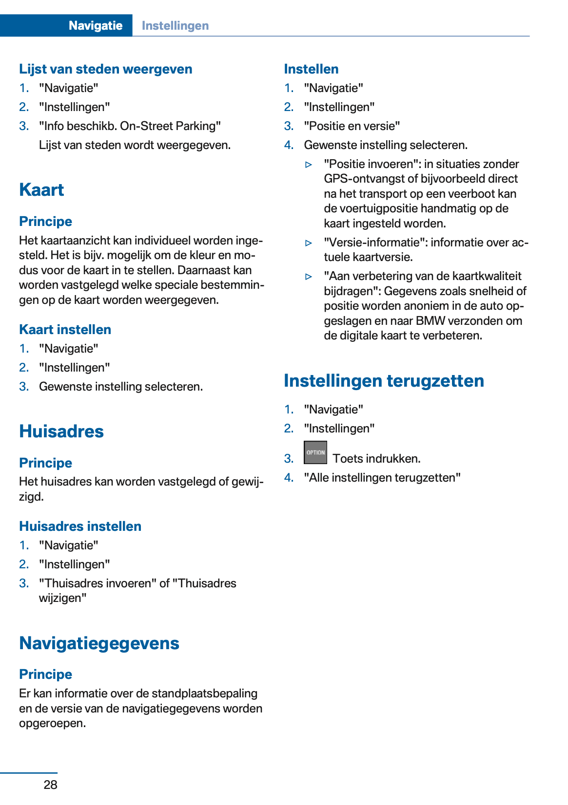 2017-2018 BMW X5 Plug-in-Hybrid Infotainment Manual | Dutch