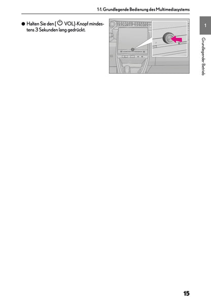 2025-2026 Lexus LBX Navigation Anleitung | Deutsch