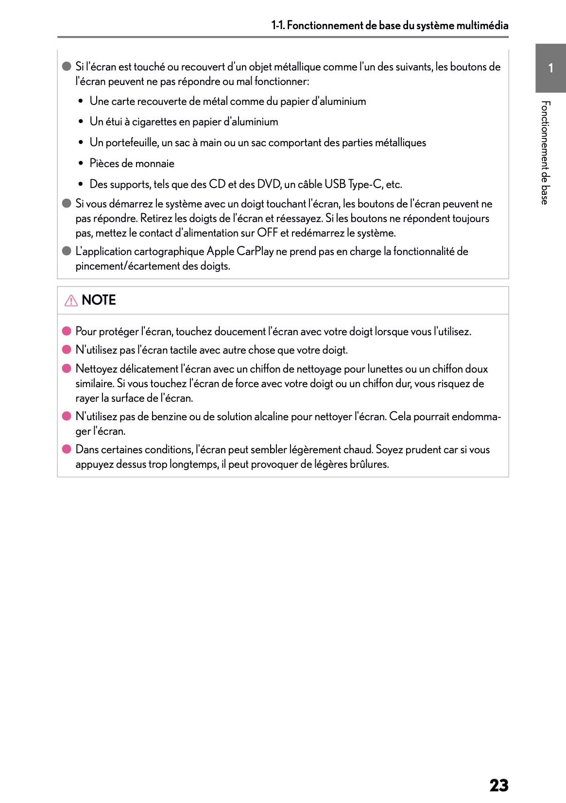 2025-2026 Lexus LBX Navigation Manual | French