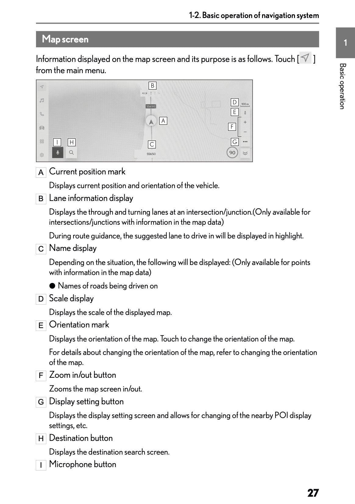 2025-2026 Lexus LBX Navigation Manual | English
