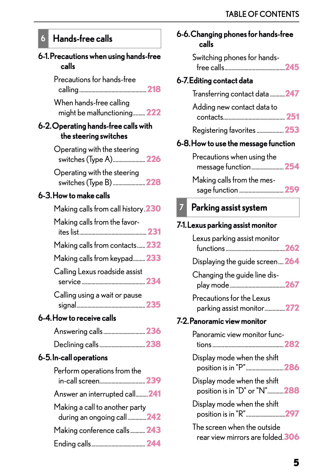2025-2026 Lexus LBX Navigation Manual | English
