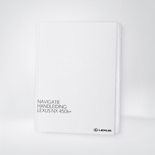 2023-2024 Lexus NX 450h+ Navigation Manual | Dutch