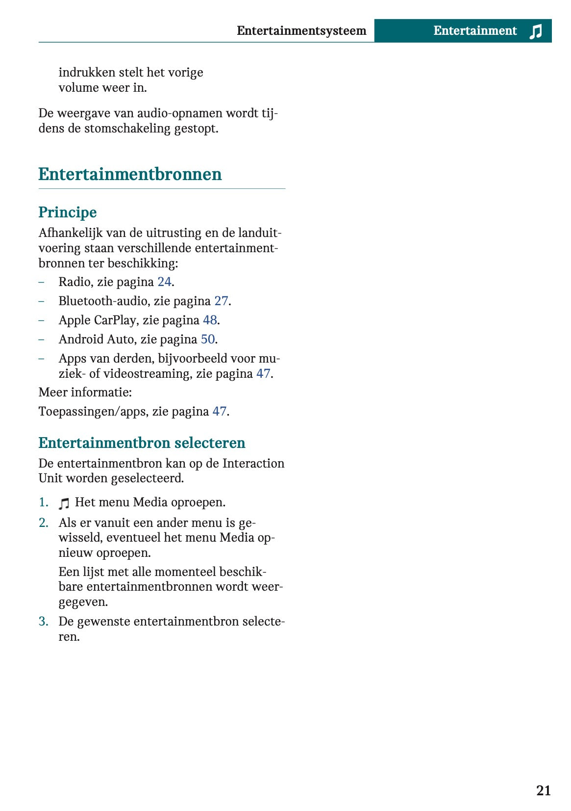 2025-2026 Mini Cooper Infotainment Manual | Dutch