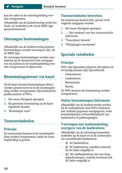 2025-2026 Mini Countryman Infotainment Manual | Dutch